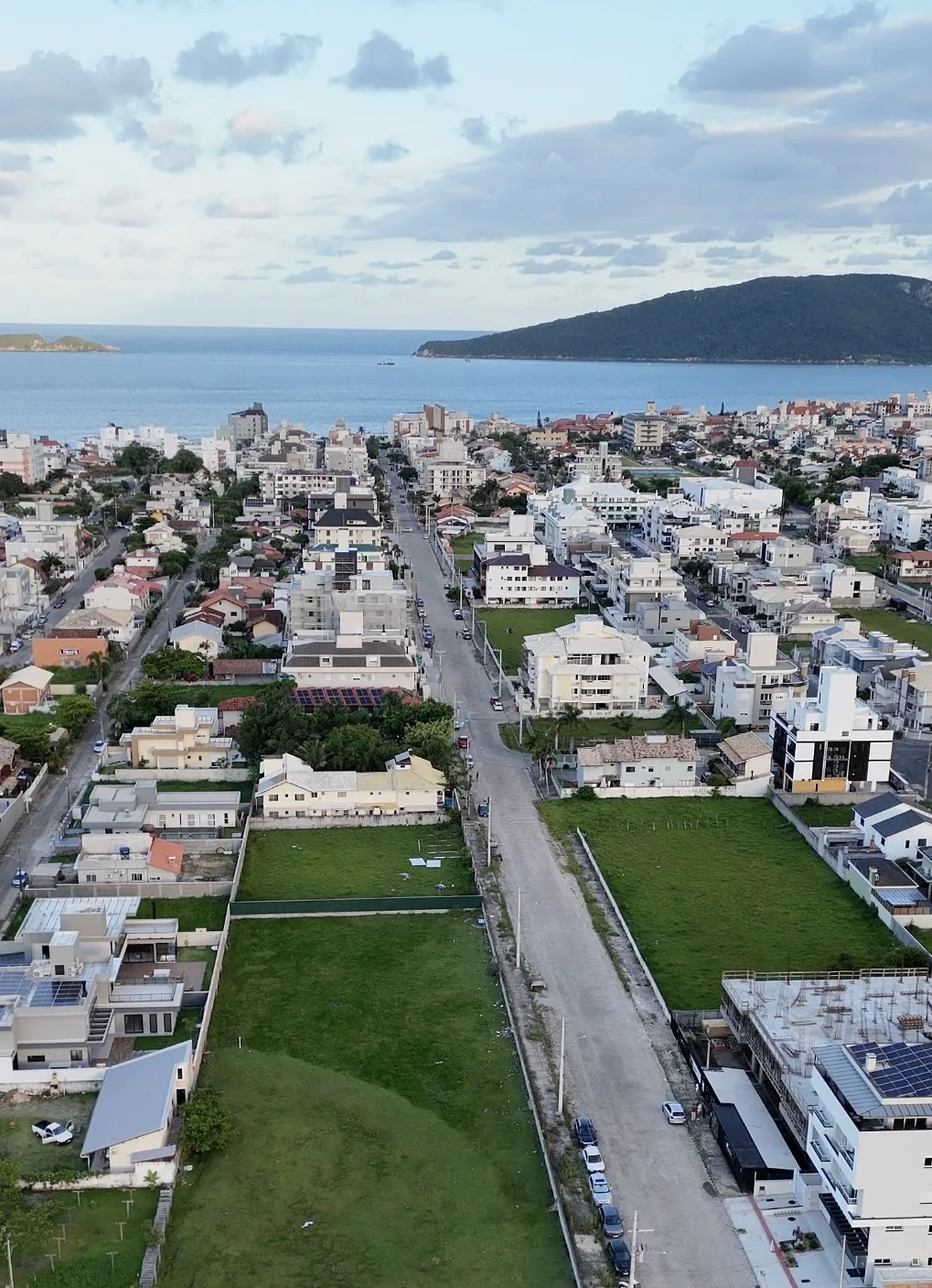 Vista aérea da Praia dos Ingleses, Florianópolis